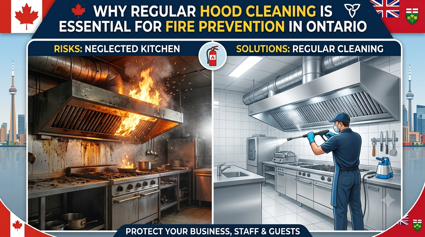 Why Regular Restaurant Hood Cleaning Is Essential for Fire Prevention in Ontario